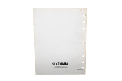 OEM Yamaha LIT-11616-14-17 YFM250XN Supplementary Service Manual