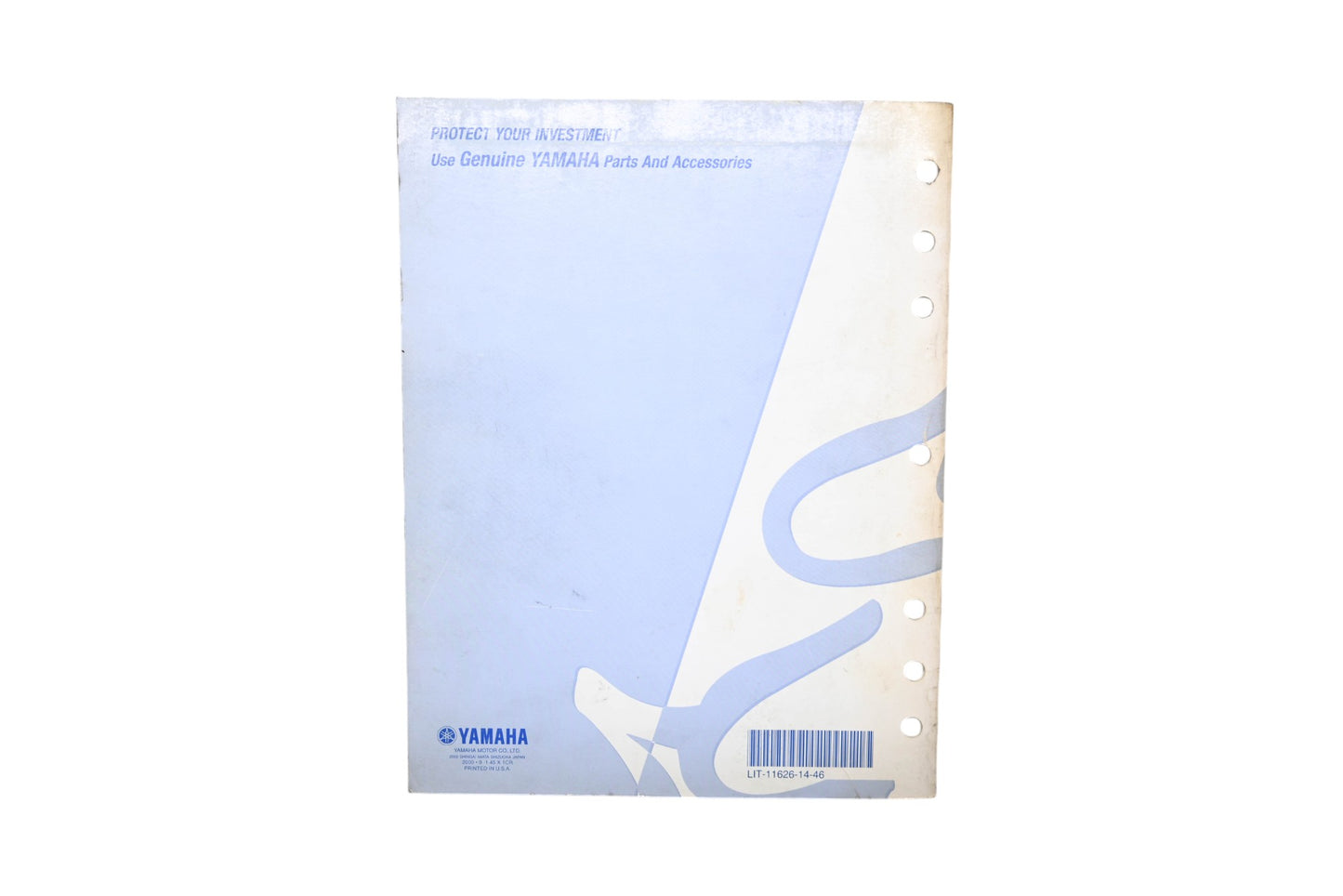 OEM Yamaha LIT-11626-14-46 YZ250FN Owner's Service Manual