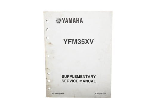 OEM Yamaha LIT-11616-19-80 YFM35XV Supplementary Service Manual