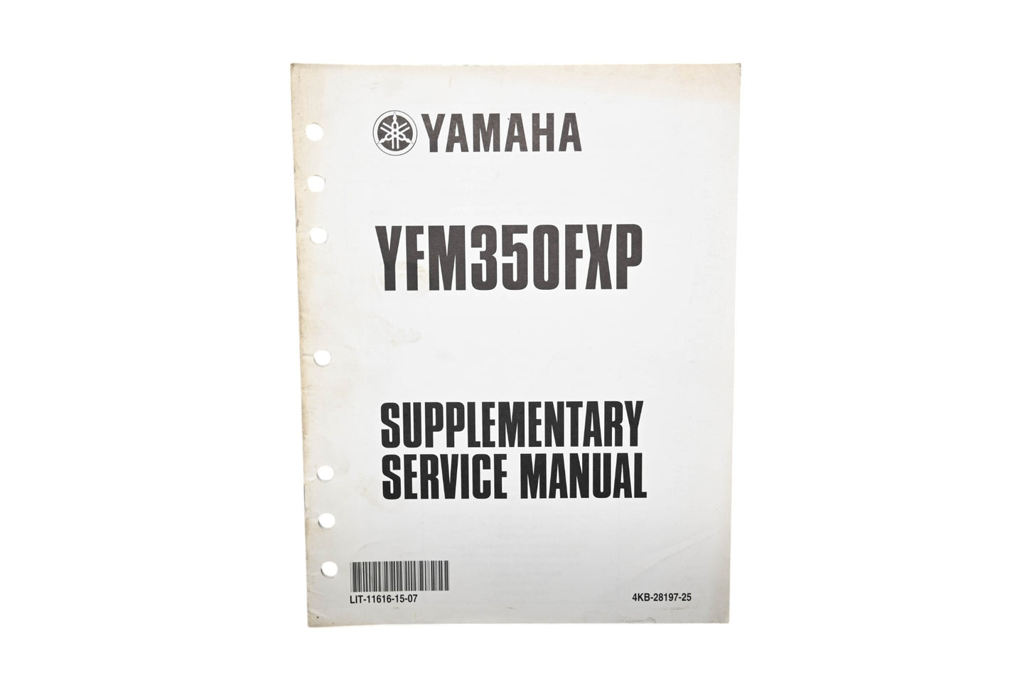 OEM Yamaha LIT-11616-15-07 YFM350FXP Supplementary Service Manual