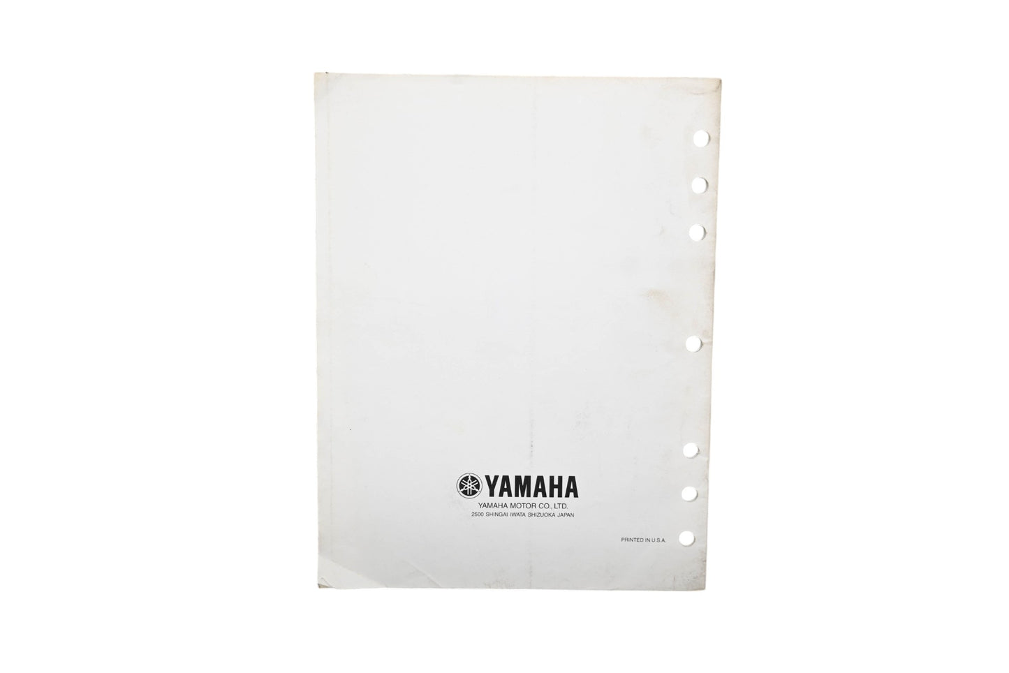 OEM Yamaha LIT-11616-15-07 YFM350FXP Supplementary Service Manual