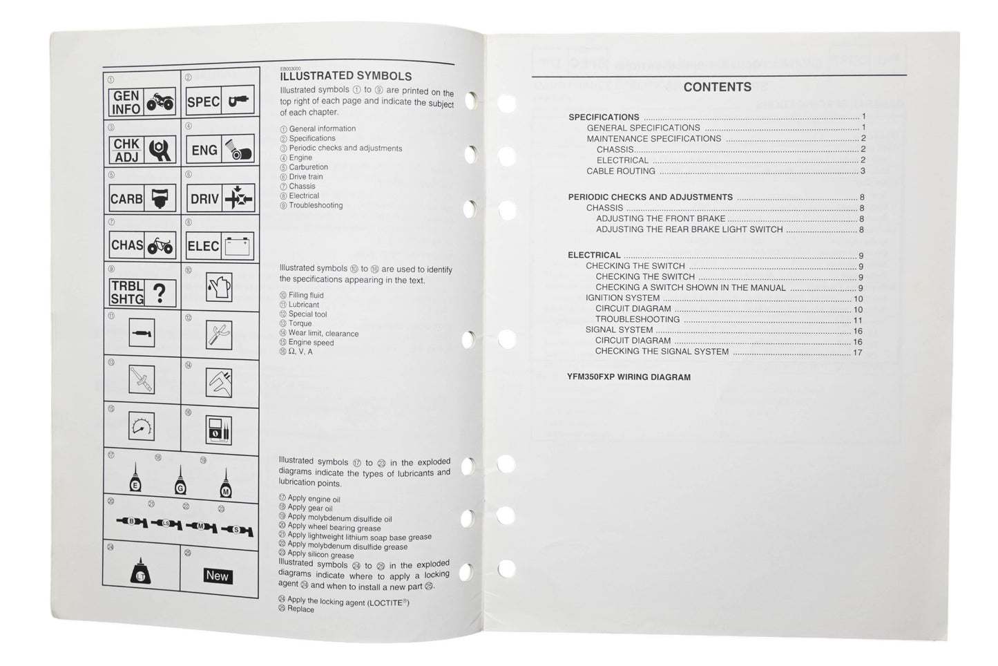 OEM Yamaha LIT-11616-15-07 YFM350FXP Supplementary Service Manual