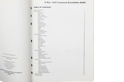 OEM Yamaha LIT-BKTOG-MC-04 V Star 1300 Technical Orientation Guide