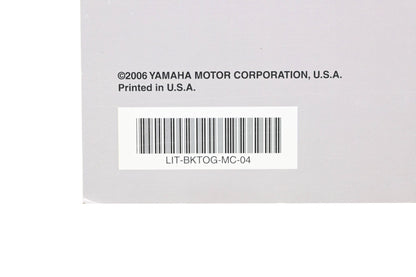 OEM Yamaha LIT-BKTOG-MC-04 V Star 1300 Technical Orientation Guide