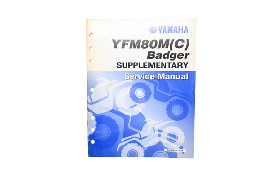 OEM Yamaha LIT-11616-13-28 YFM80M(C) Badger Supplementary Service Manual