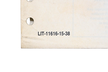 OEM Yamaha LIT-11616-15-38 YFM80WP Supplementary Service Manual