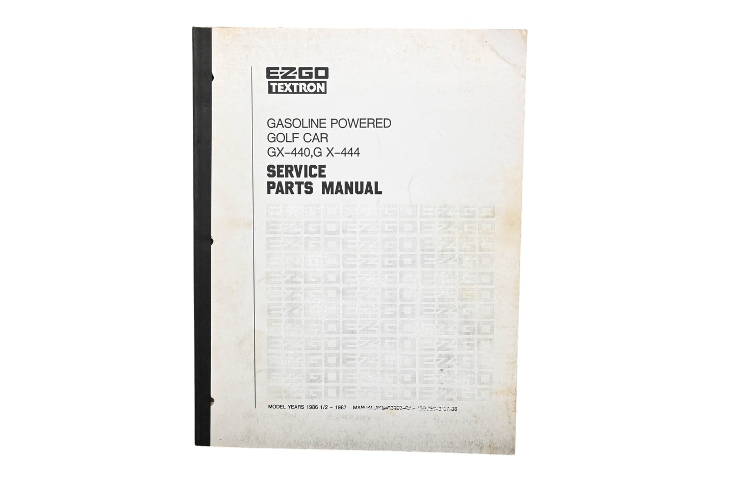 E-Z-GO 22350-G1 86-87 Golf Car Service Parts Manual