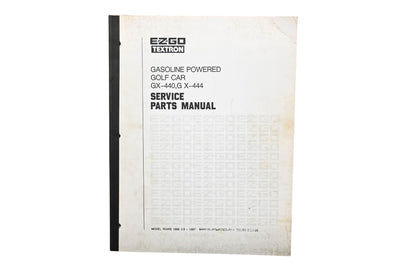 E-Z-GO 22350-G1 86-87 Golf Car Service Parts Manual