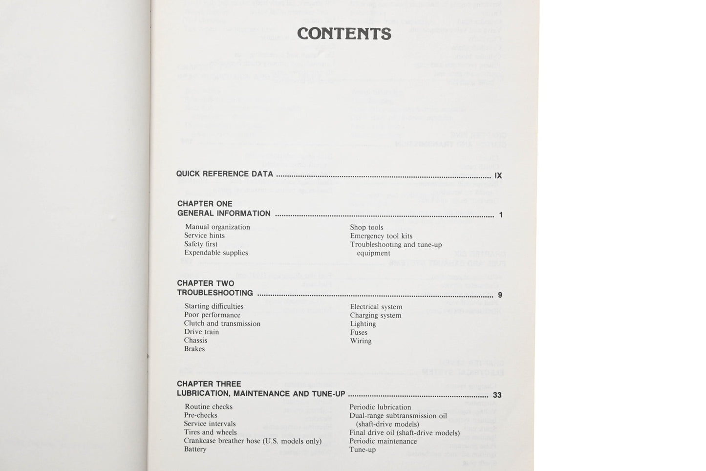 Clymer M325 80-83 Honda CB900 CB1100 Fours Repair Manual