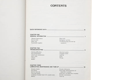 Clymer M325 80-83 Honda CB900 CB1100 Fours Repair Manual