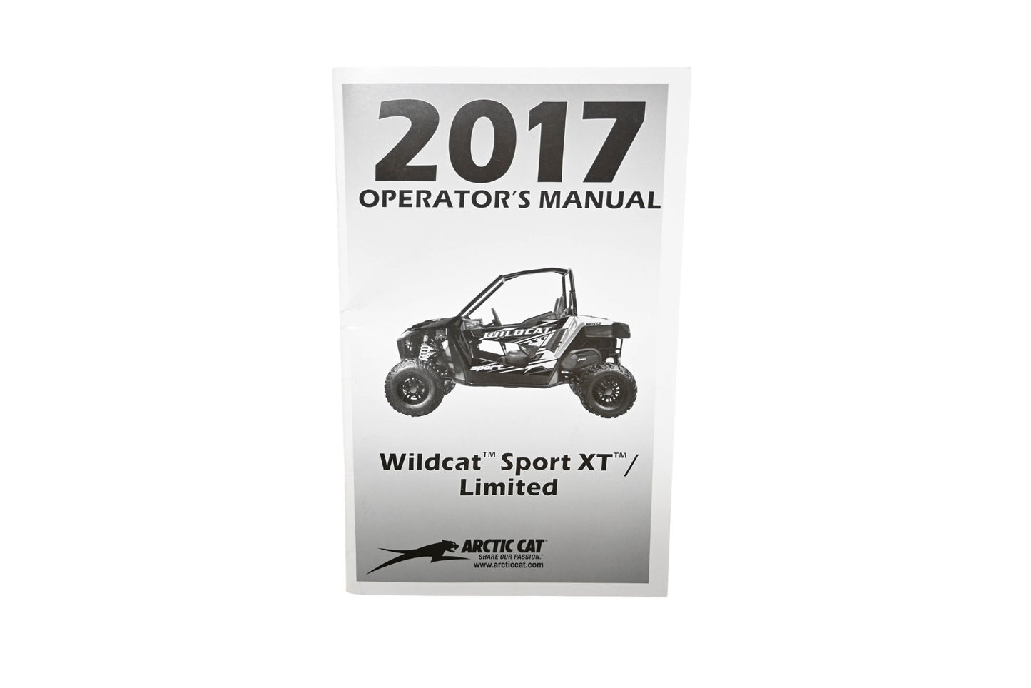 OEM Arctic Cat 2261-068 17 Wildcat Sport XT Limited Operators Manual