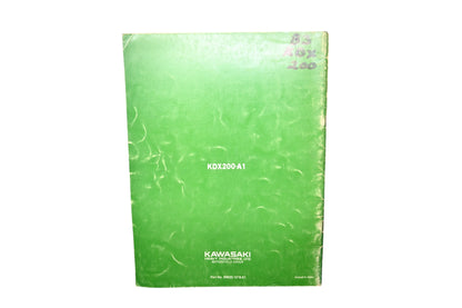 OEM Kawasaki 99920-1216-01 83 KDX200 Owner's & Service Manual