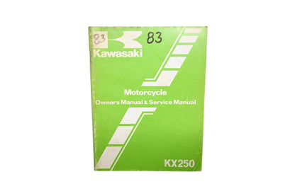 OEM Kawasaki 99920-1211-01 83 KX250 Owner's & Service Manual