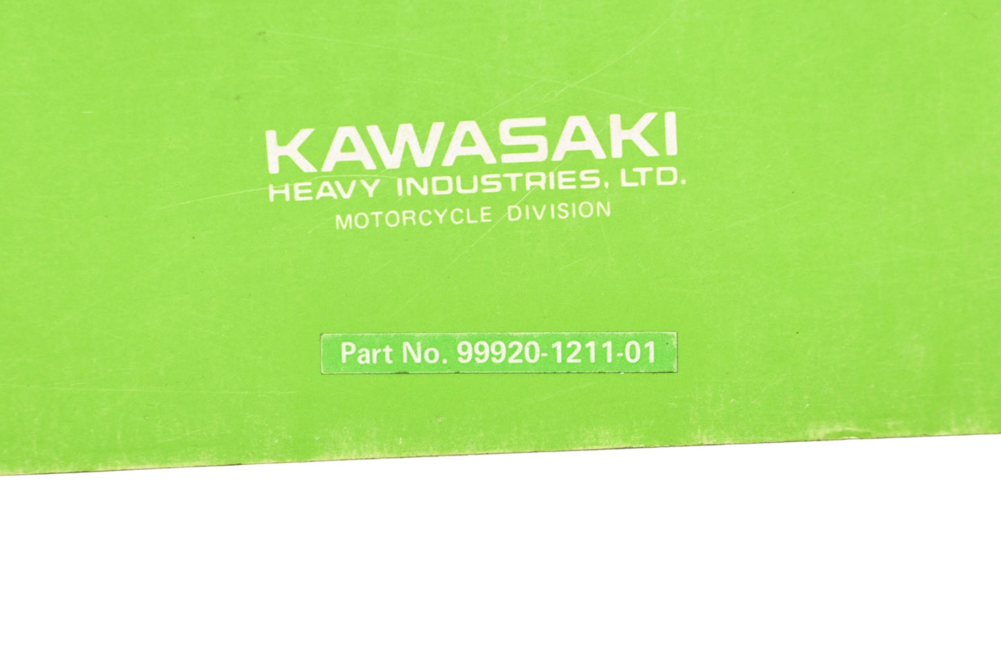 OEM Kawasaki 99920-1211-01 83 KX250 Owner's & Service Manual