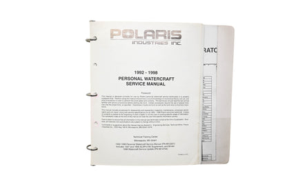 OEM Polaris 9912201 92-98 Personal Watercraft Shop Service Manual