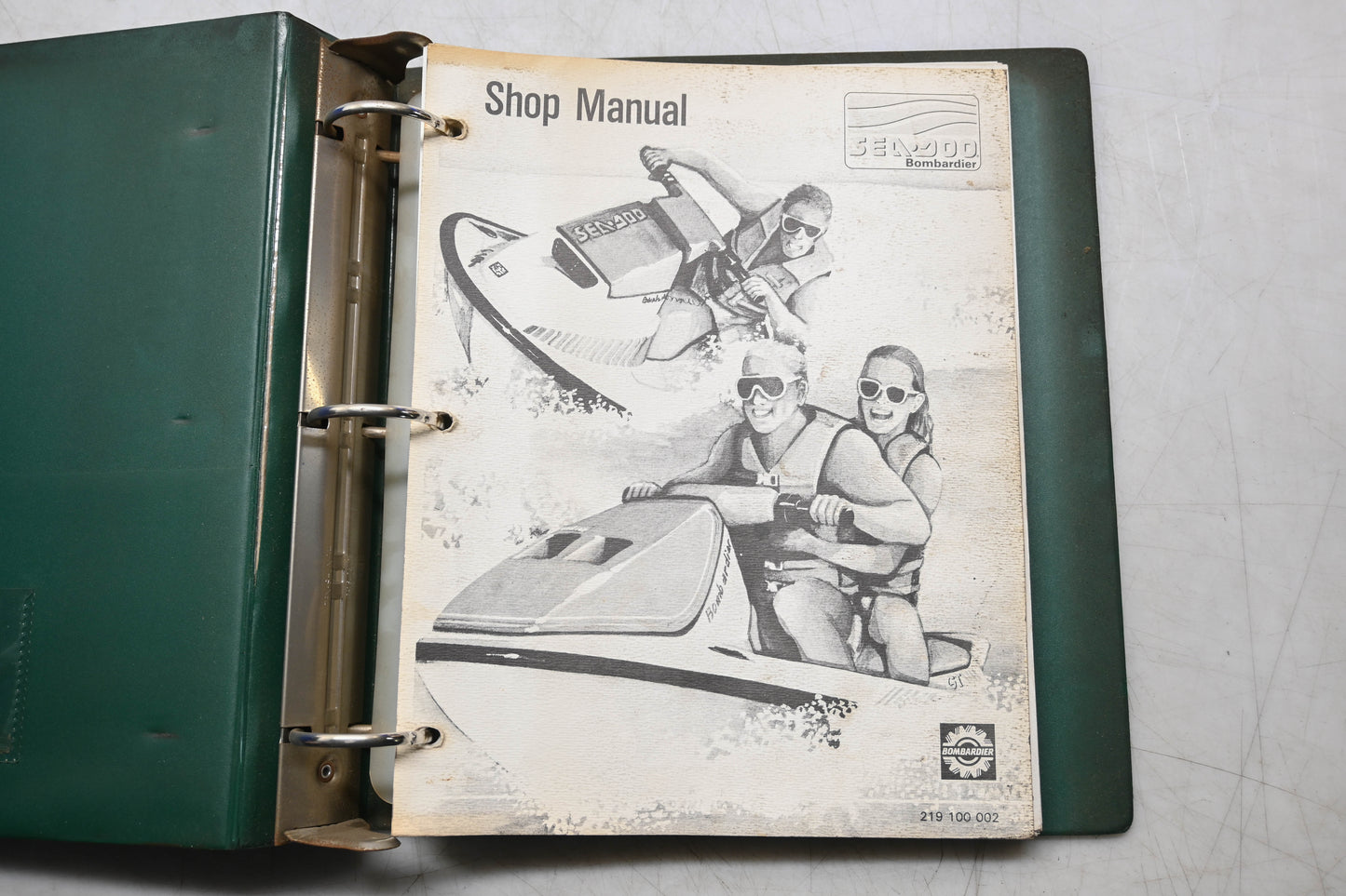 Sea-Doo 219100002 89 Personal Watercraft Shop Manual