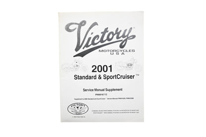 OEM Victory 9916772 01 Standard & Sport Cruiser Service Manual Supplement