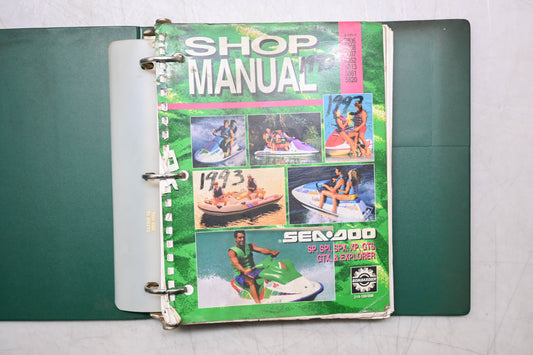 Sea-Doo 219100008 93 SP SPI SPX XP GTS GTX Shop Manual