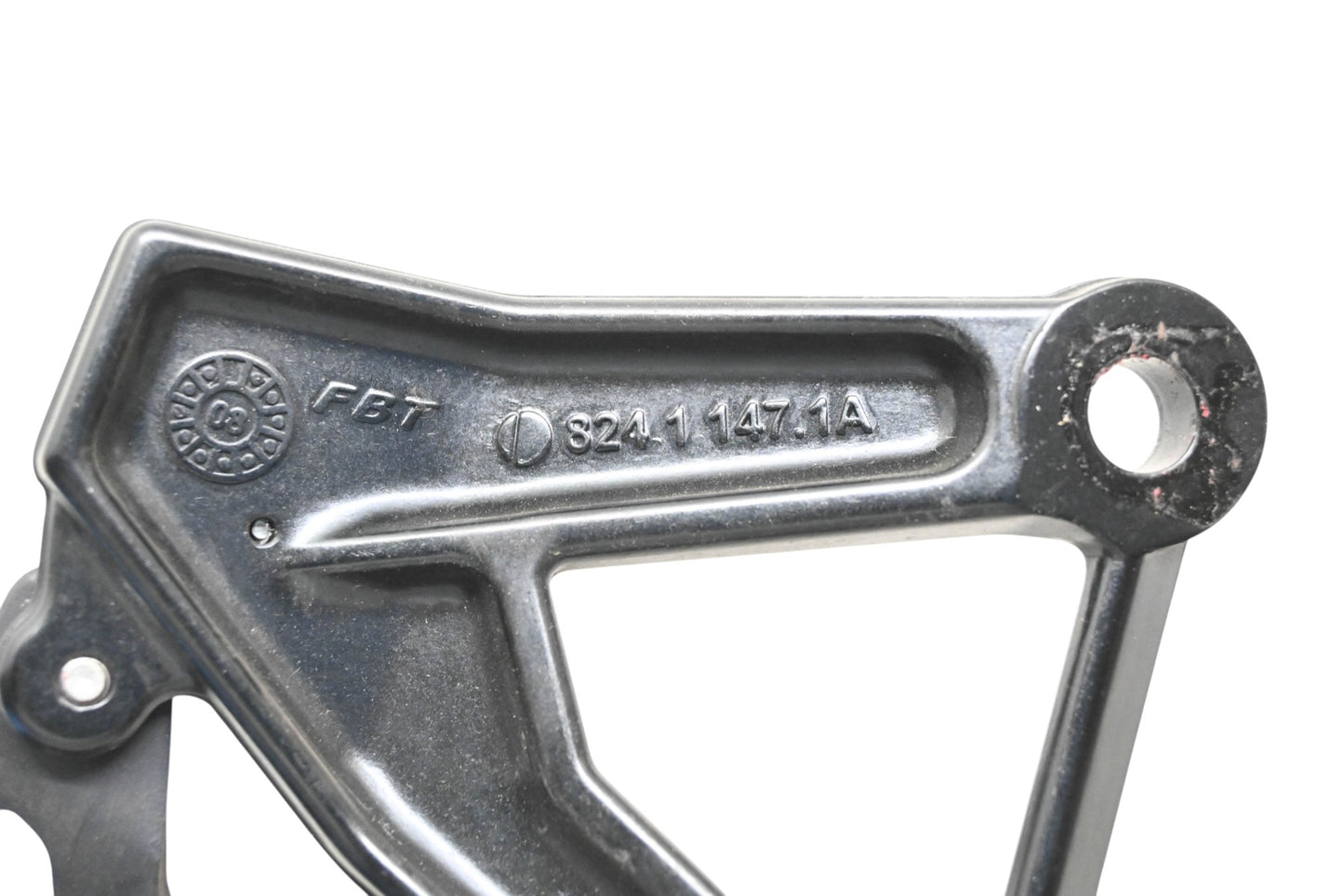 OEM Ducati 82411471A Driver's Right Foot Peg & Bracket