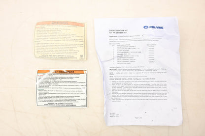 New OEM Polaris 2877856-067 Windshield & Installation Hardware Kit NOS