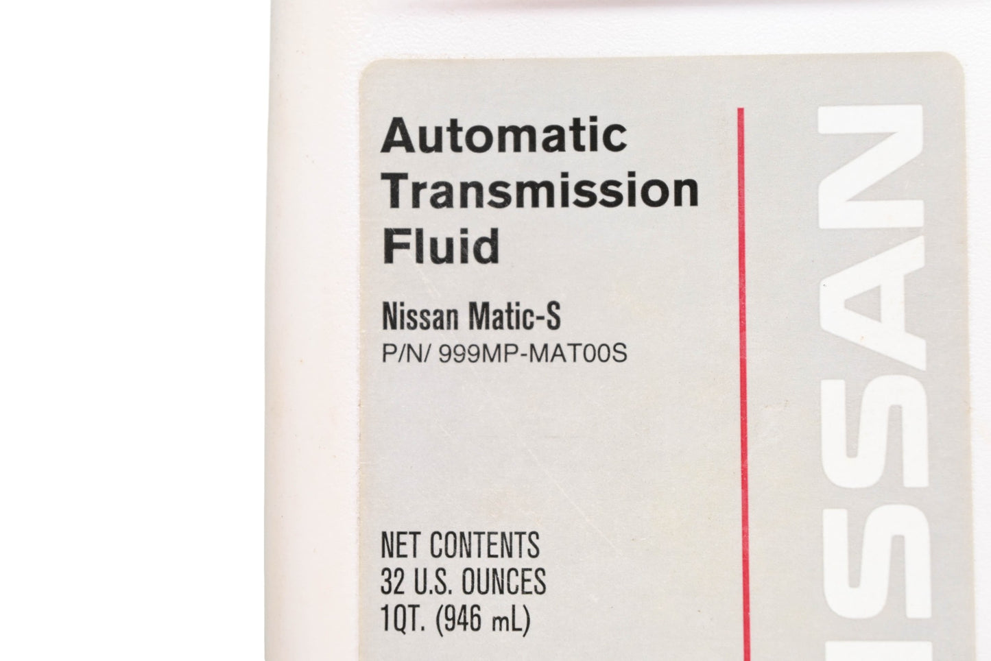 Nissan 999MP-MAT00S Matic-S Automatic Transmission Fluid 1 Quart NOS