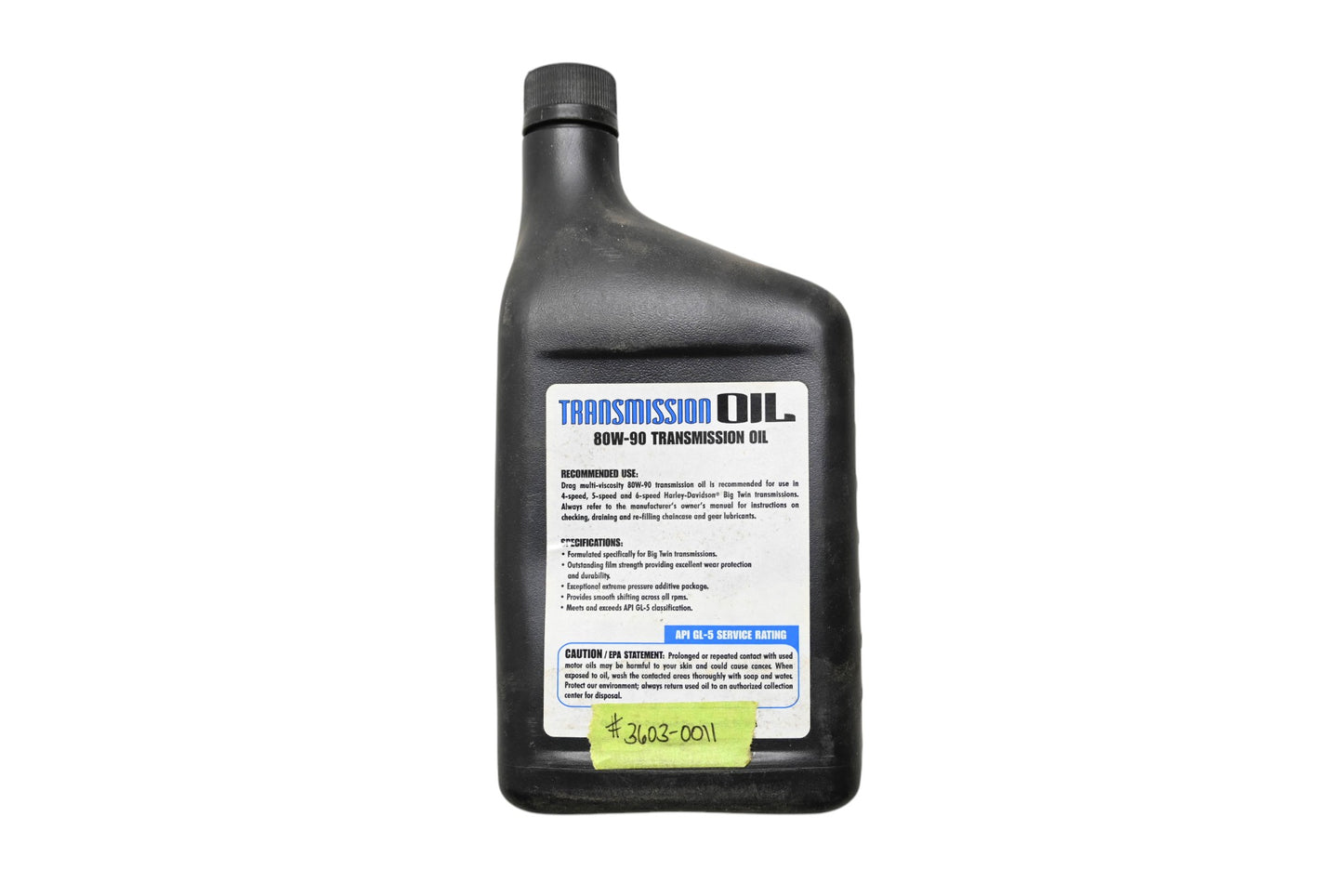 Drag Specialties 3603-0011, 3603-0070 80W-90 Big Twins Transmission Oil 1 Quart NOS