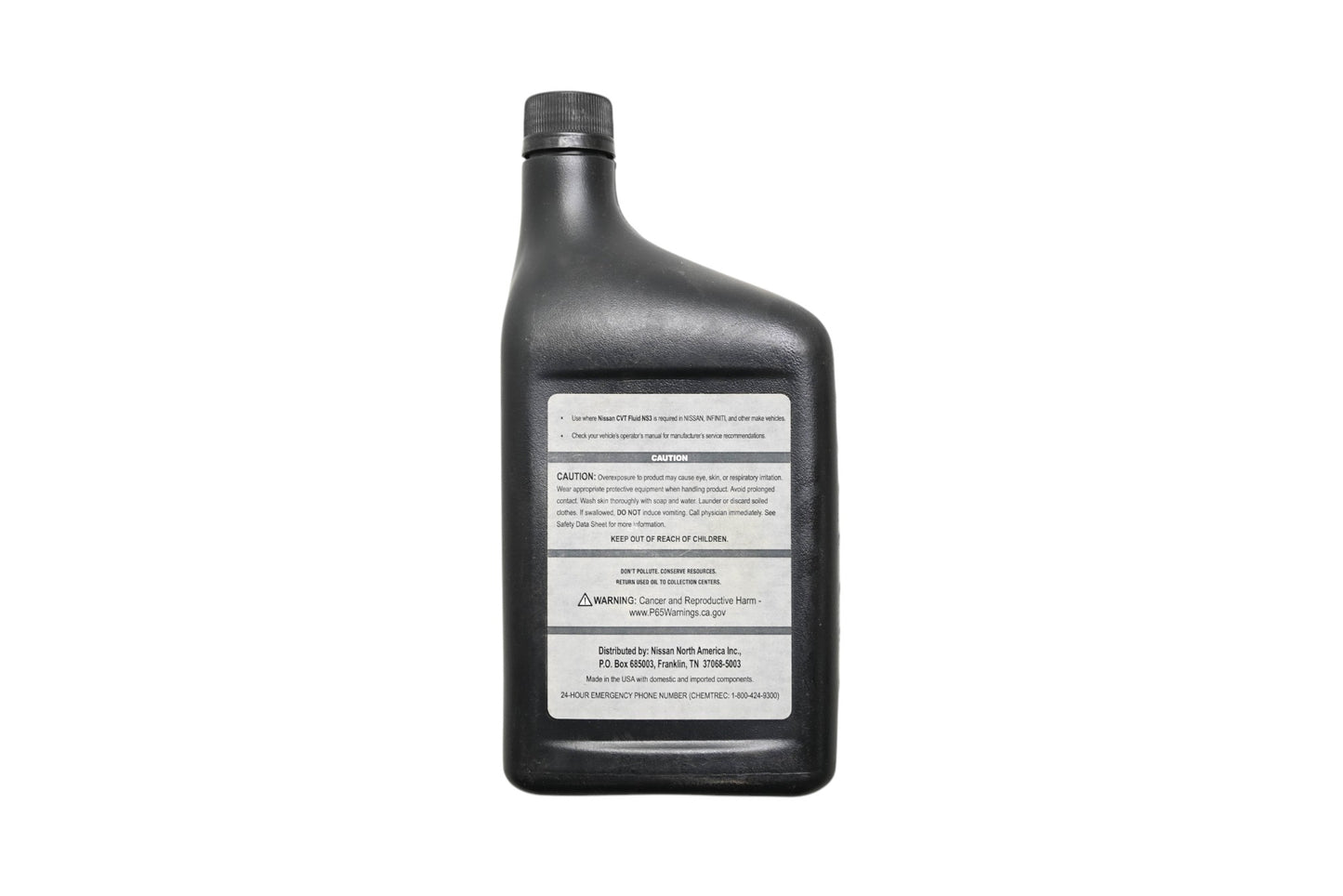 Nissan 999MP-CV0NS3 NS-3 CVT Fluid 1 Quart NOS