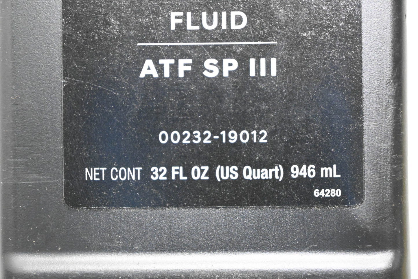 Hyundai 00232-19012 Automatic Transmission Fluid SP III 1 Quart NOS