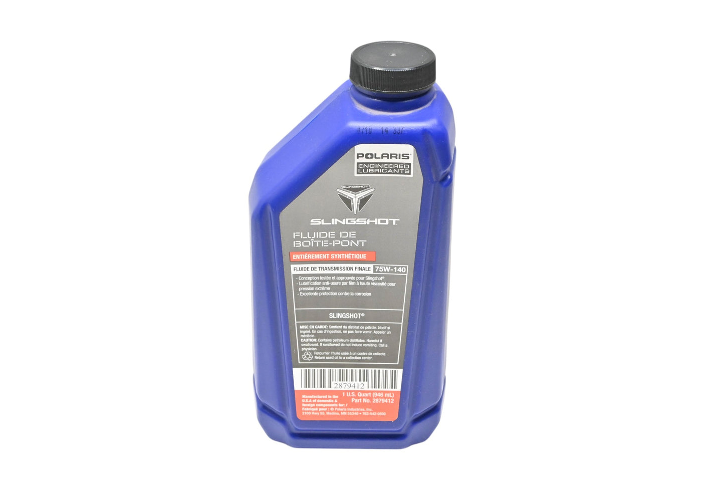 New OEM Polaris 2879412 Slingshot Transaxle Fluid 75W-140 1 Quart NOS