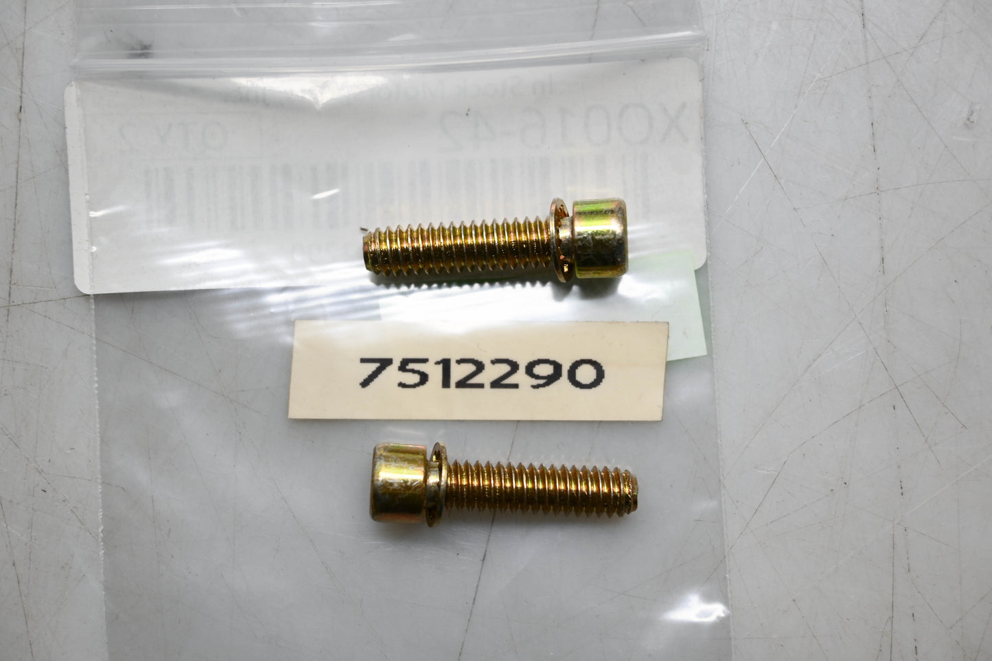 New OEM Polaris 7512290 Socket Cap Screws With Washers Qty 2 NOS
