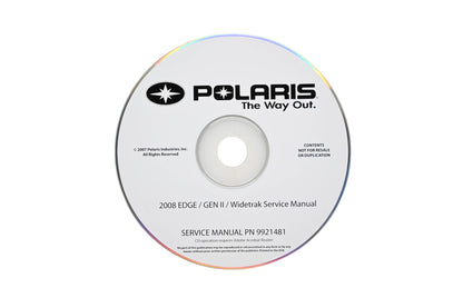 OEM Polaris 9921481-CD 08 Edge Gen II Widetrak Shop Service Manual