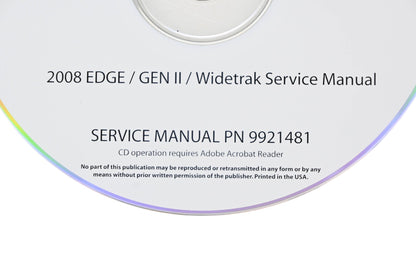 OEM Polaris 9921481-CD 08 Edge Gen II Widetrak Shop Service Manual
