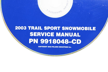 OEM Polaris 9918048-CD 03 Trail Sport Snowmobile Shop Service Manual