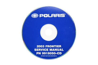 OEM Polaris 9918050-CD 03 Frontier Shop Service Manual CD