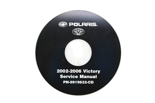 OEM Polaris 9919632-CD 02-06 Victory Shop Service Manual CD