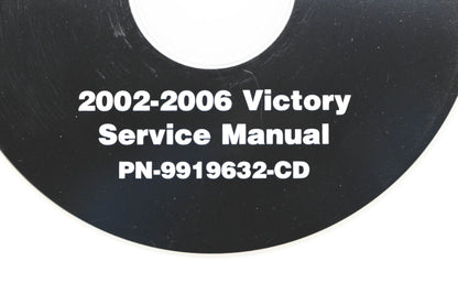 OEM Polaris 9919632-CD 02-06 Victory Shop Service Manual CD