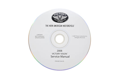 OEM Victory 9921254-CD 08 Vision Shop Service Manual CD