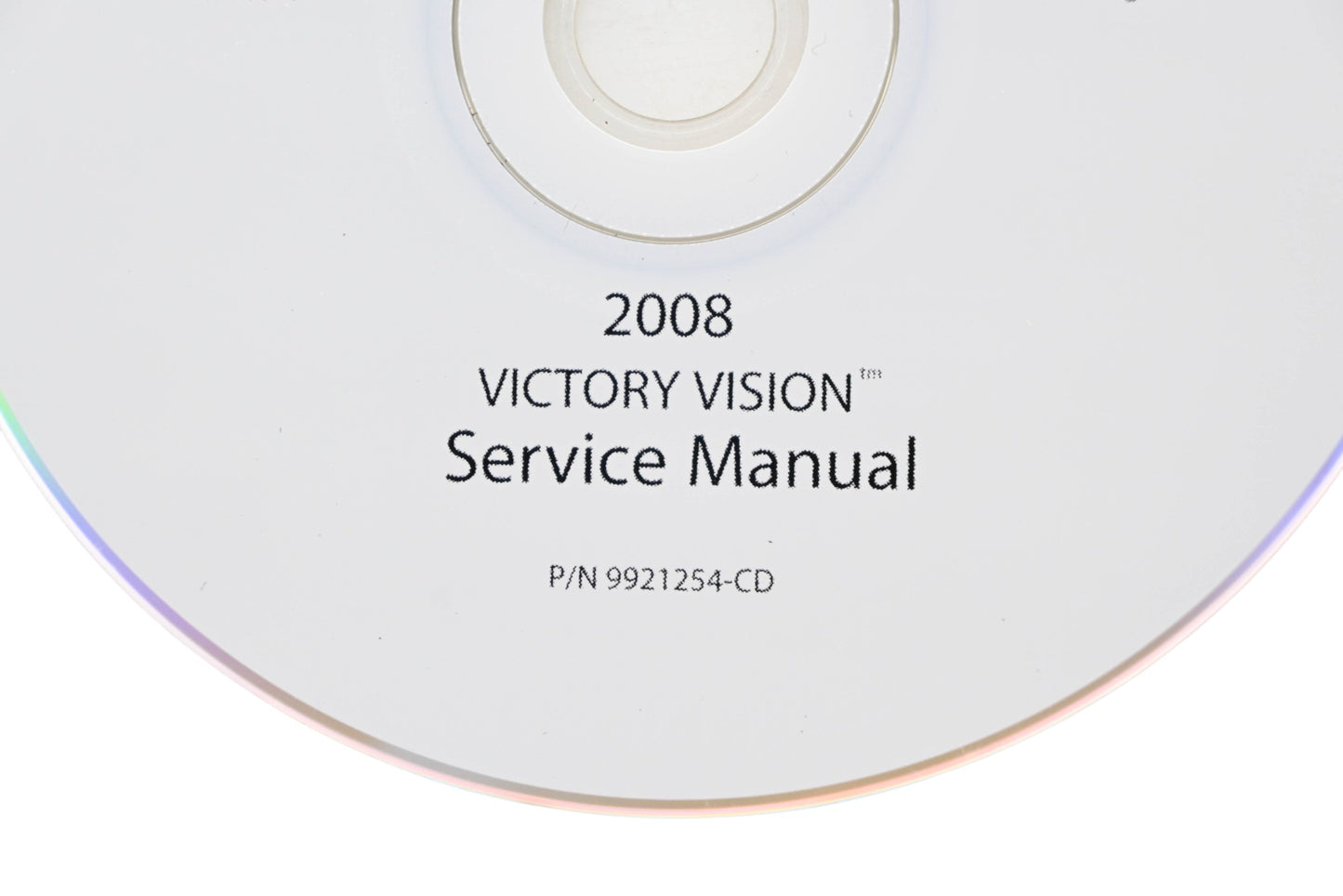 OEM Victory 9921254-CD 08 Vision Shop Service Manual CD