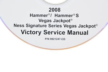 OEM Victory 9921247-CD 08 Hammer Vegas Shop Service Manual CD
