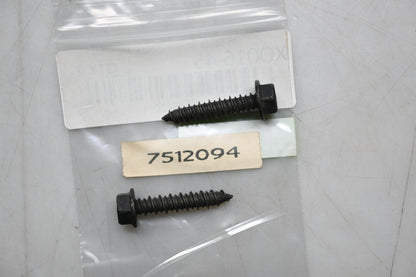 New OEM Polaris 7512094 Hex Head Screws Qty 2 NOS
