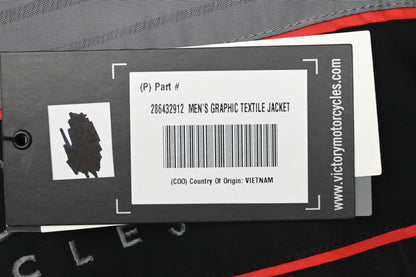 New OEM Victory 286432912, 2286432912 Men's Graphic Textile Jacket 2XL NOS