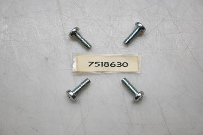 New OEM Polaris 7518630 Pan Head Machine Screws Qty 4 NOS