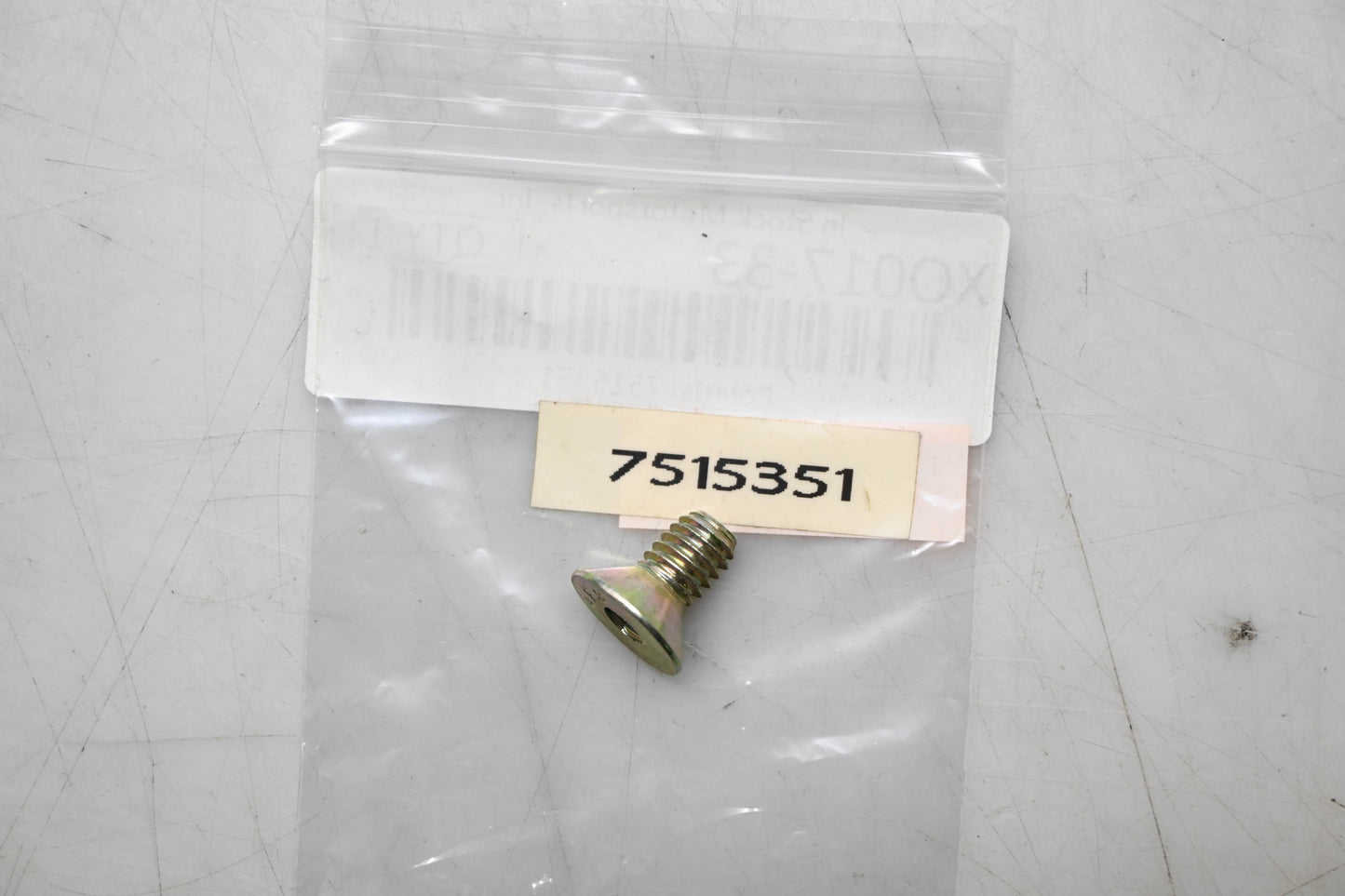 New OEM Polaris 7515351 Flat Socket Head Screw NOS