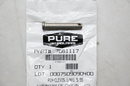 New OEM Polaris 7661117 Clevis Pin NOS