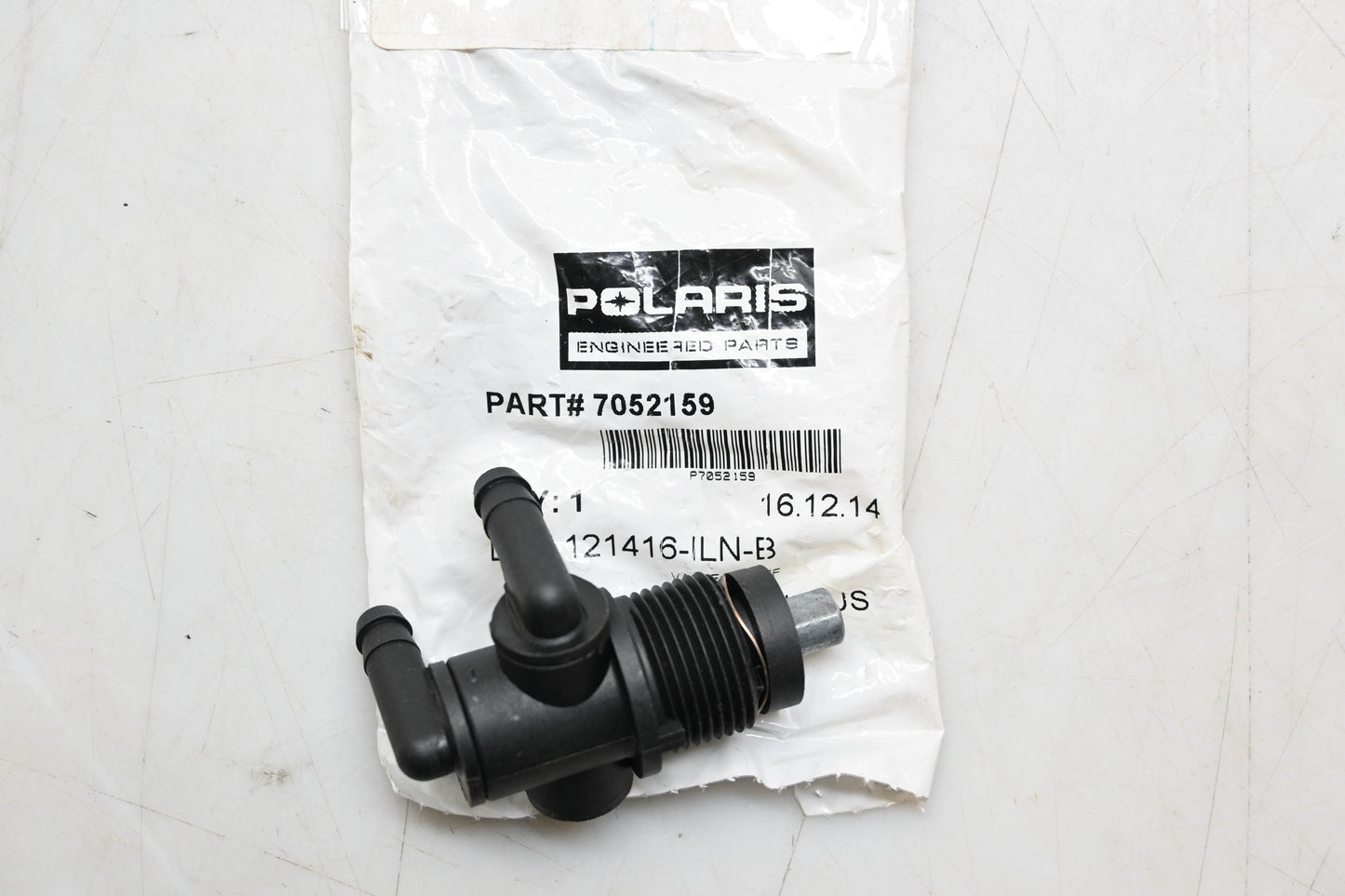 New OEM Polaris 7052159 2 Way Fuel Shutoff Valve NOS