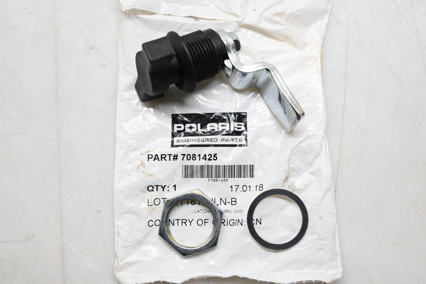 New OEM Polaris 7081425 1/4 Turn Cam Latch NOS
