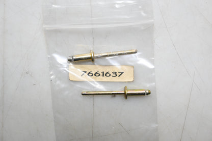 New OEM Polaris 7661637 Rivets Qty 2 NOS