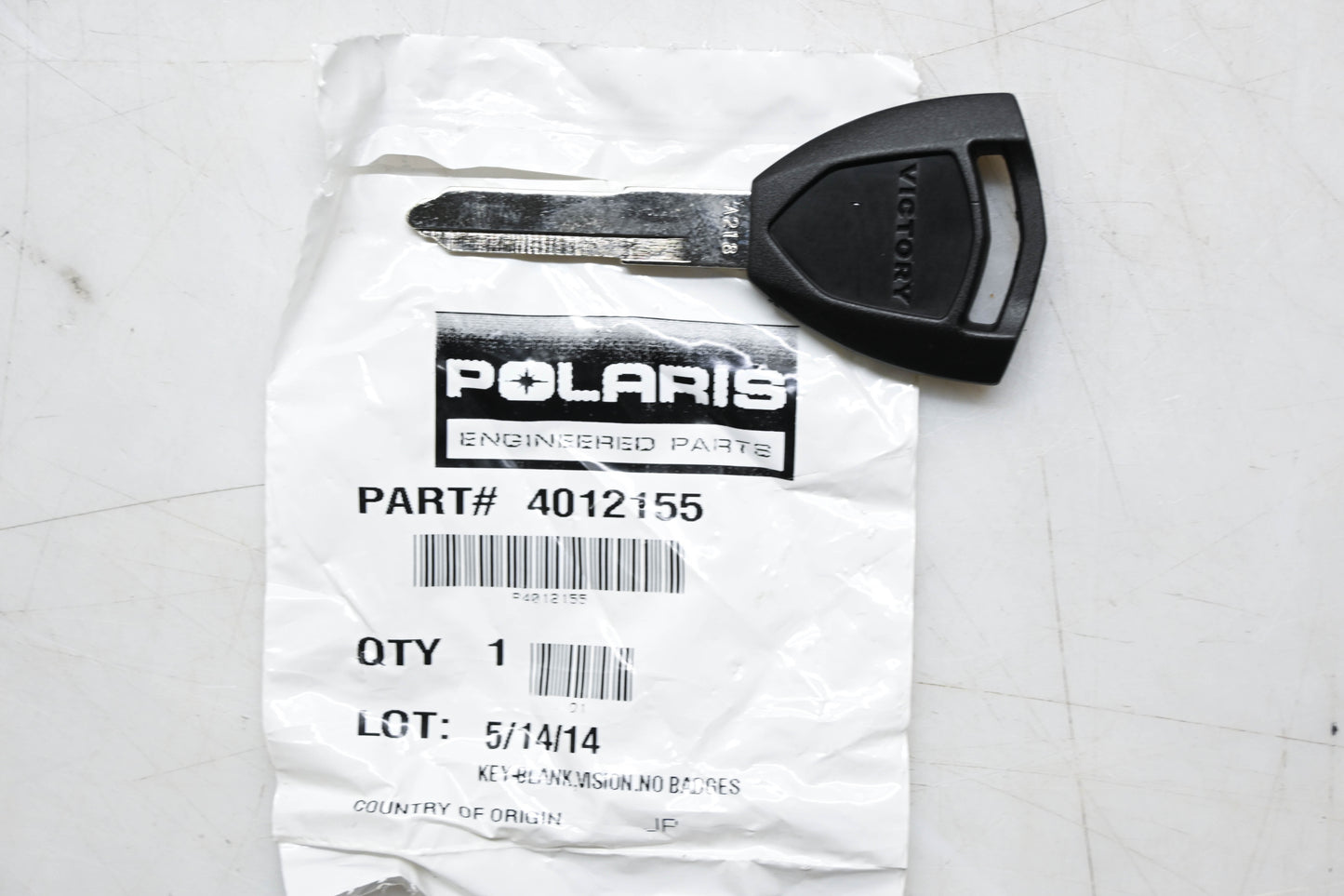 New OEM Polaris 4012155 Key Blank NOS
