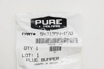 New OEM Polaris 5431994-070 Bumper Plug NOS