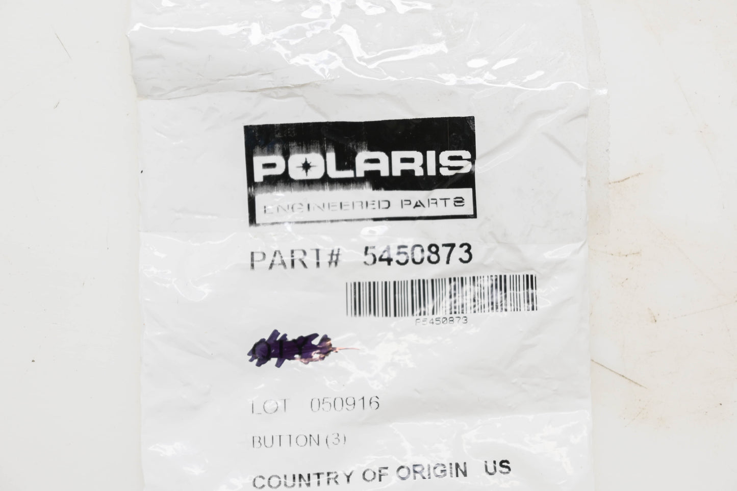 New OEM Polaris 5450873 Secondary Clutch Button NOS